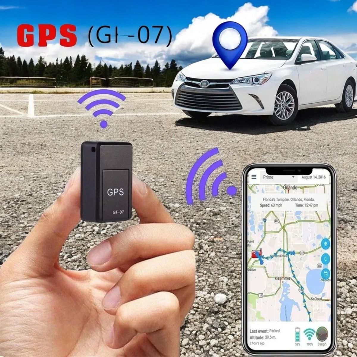 🛰️ GPS Rastreador GF-07 — Seguridad y Control Total Desde tu Celular